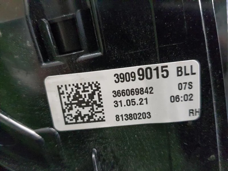 Fanale EST POST DX 39099015 Opel Astra K 2019