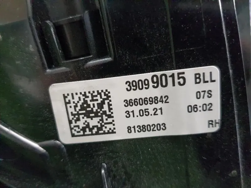 Fanale EST POST DX 39099015 Opel Astra K 2019