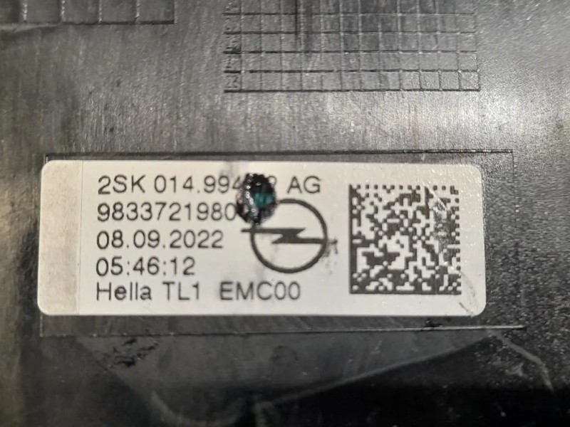 Fanale EST POST DX 9833721980 Opel Mokka B 2020