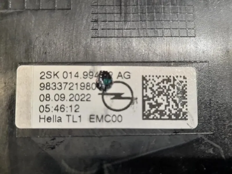 Fanale EST POST DX 9833721980 Opel Mokka B 2020