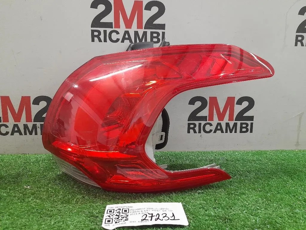 Fanale EST POST DX 9678074380 Peugeot 2008 I 2013