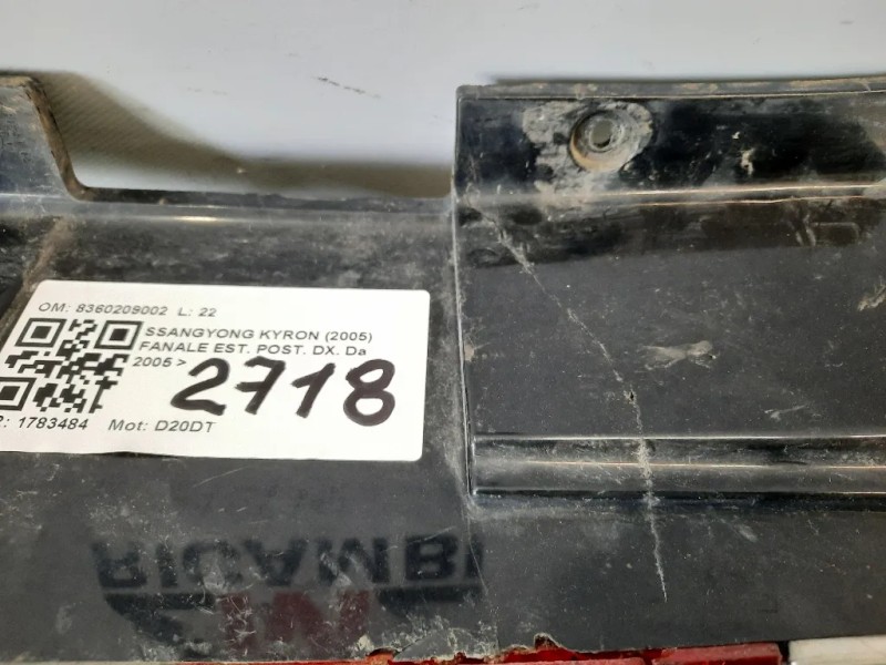 Fanale EST POST DX 8360209002 Ssangyong Kyron 2005