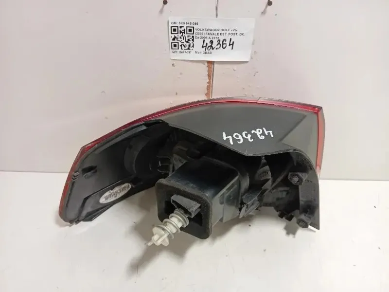 Fanale EST POST DX 5K0 945 096 Volkswagen GOLF VI 2009