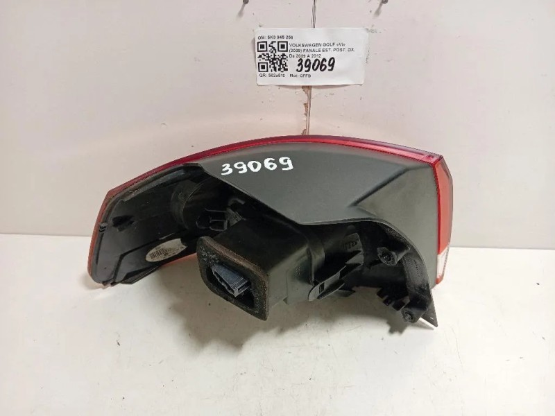 Fanale EST POST DX 5K0945258 Volkswagen GOLF VI 2009