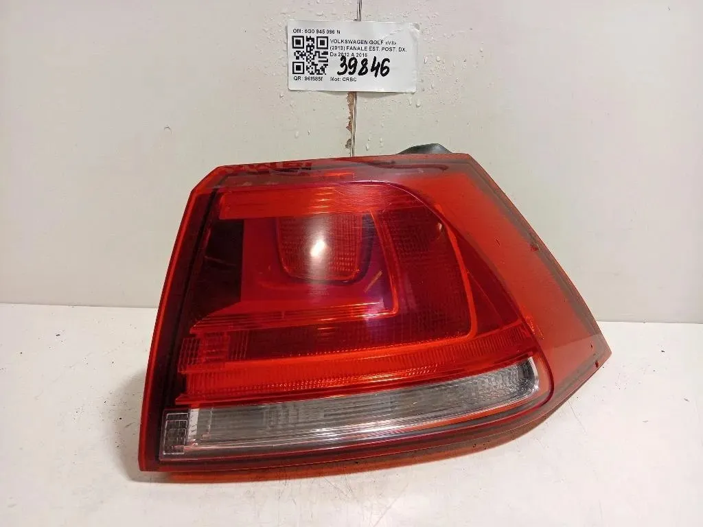 Fanale EST POST DX 5G0 945 096 N Volkswagen GOLF VII 2013