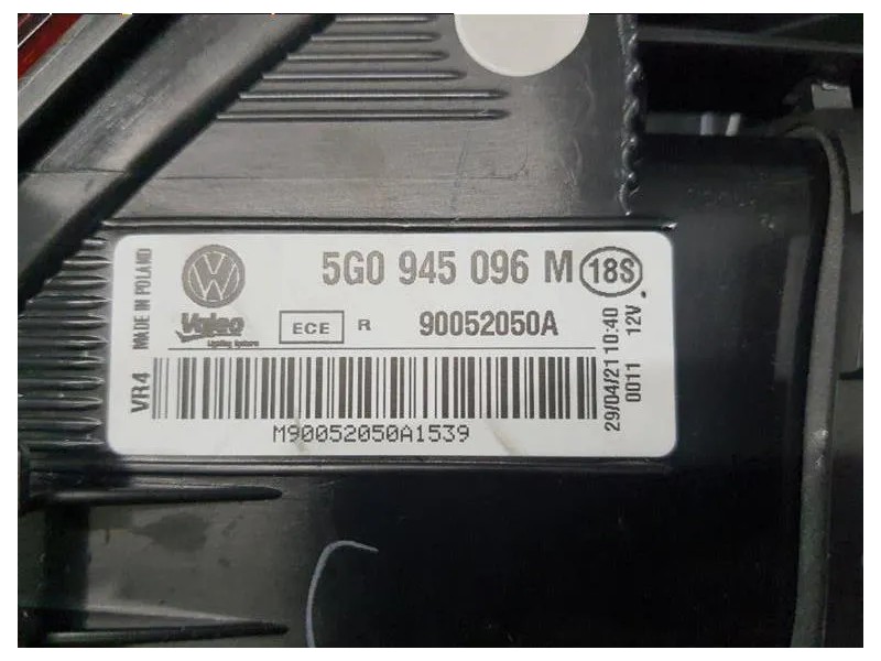 Fanale EST POST DX 5G0945096M Volkswagen GOLF VII 2017