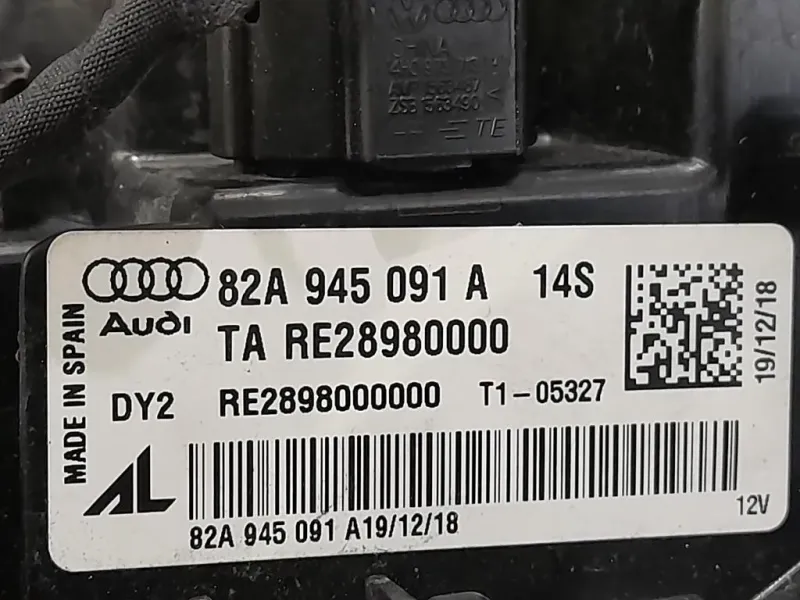 Fanale EST POST SX 82A945091A Audi A1 GBA Sportback 2018