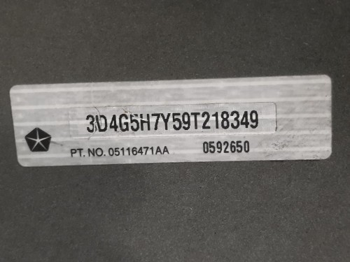 Parafango ANT DX 05116471AA DX Dodge Journey 2009