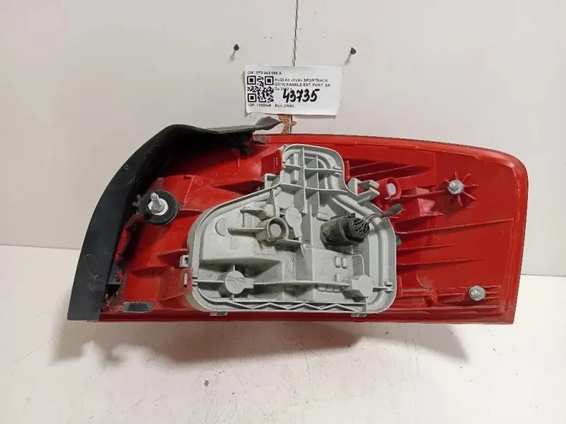 Fanale EST POST SX 8P3945095A Audi A3 8VA Sportback 2012
